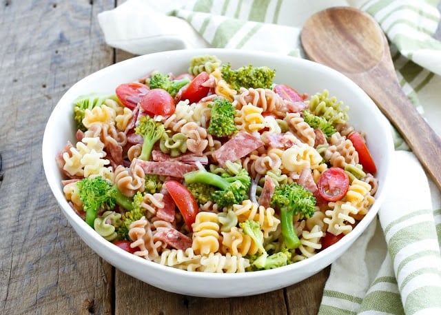 Garlicky Salami Broccoli Pasta Salad: Your New Summer Favorite